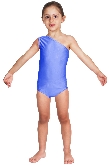 BODY DANZA LYCRA MONOSPALLA BLU BABY